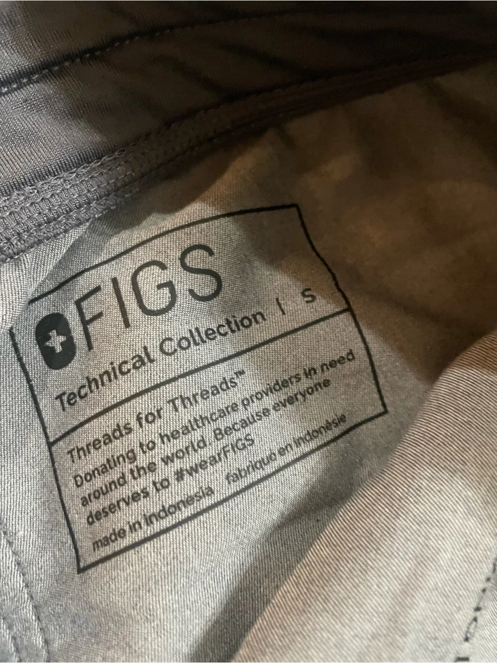 Figs Scrub Pants with Teal Drawstring